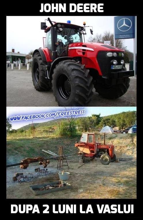 John Deere la Vaslui poze haioase
