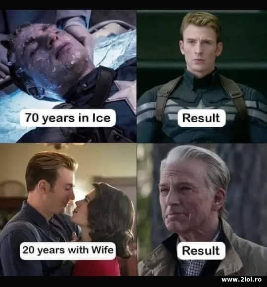 70 years in ice and 20 years with wife poze haioase