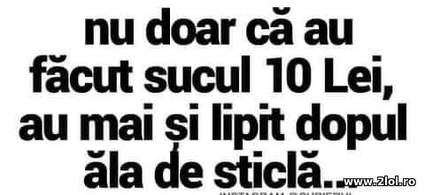 Nu doar ca au facut sucul 10 lei poze haioase