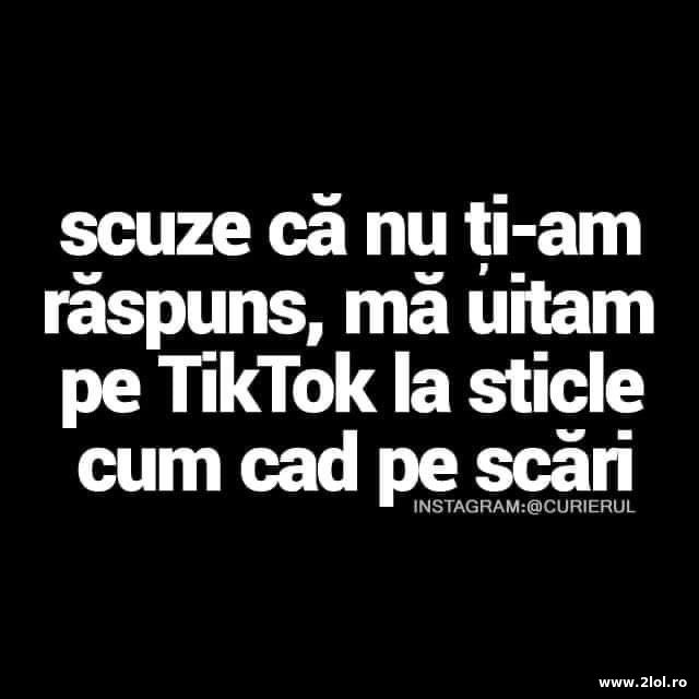 Scuze ca nu ti-am raspuns poze haioase