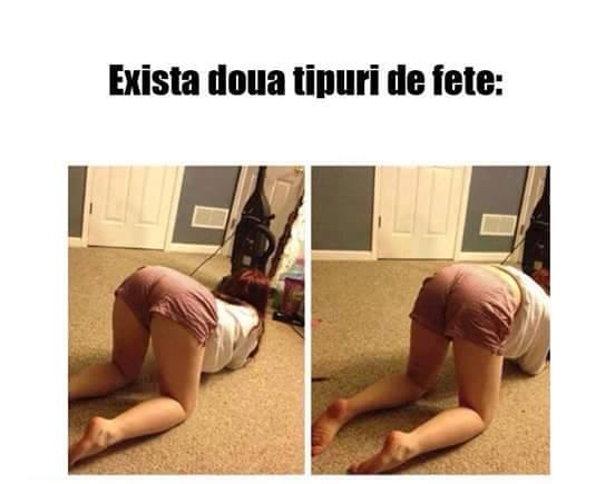 Cele două tipuri de fete poze haioase