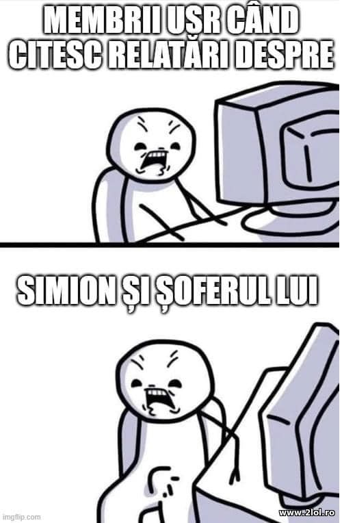 Membri USR dupa ce citesc despre Simion si soferul poze haioase