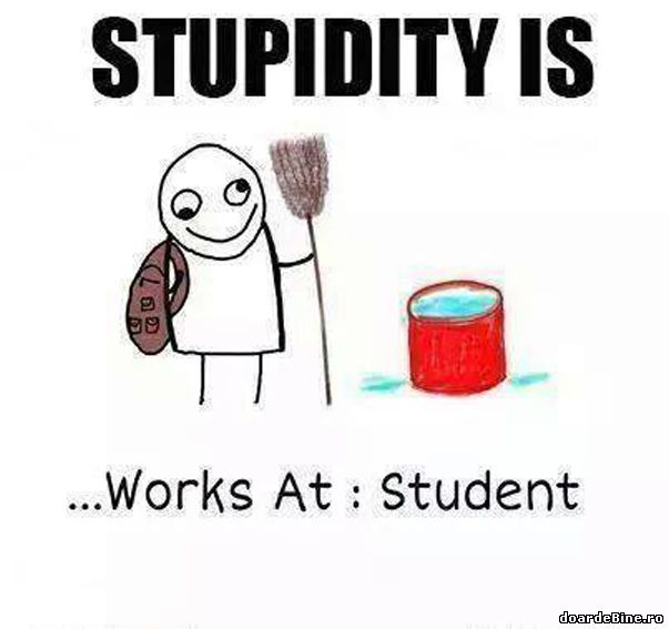 Lucrează la: student poze haioase