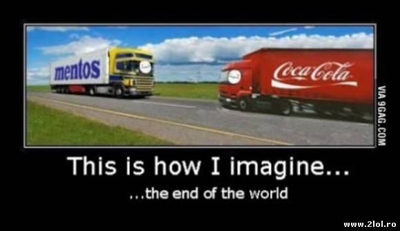 Modul prin care se poate sfârșii lumea poze haioase