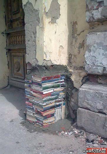 Cărțile sunt cea mai solidă bază poze haioase