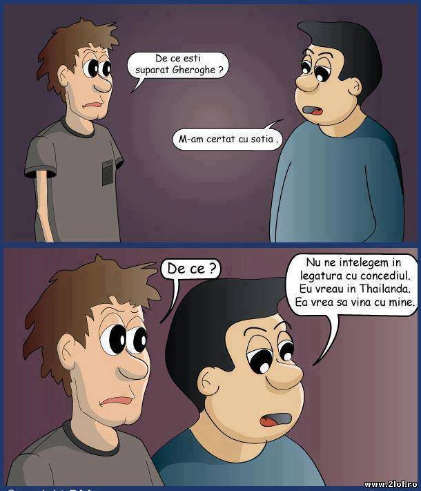 Când Gheorghe vrea să plece în vacanţă poze haioase