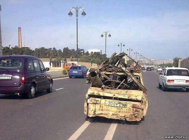 Dacia 1310, mașina cu 9 vieți poze haioase