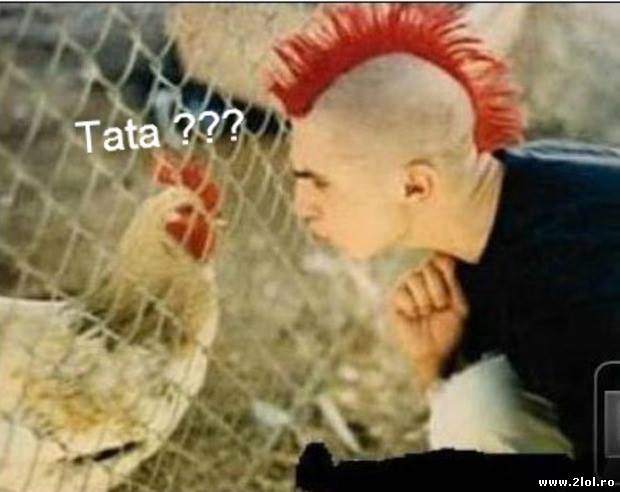 În sfârşit şi-a găsit tatăl poze haioase