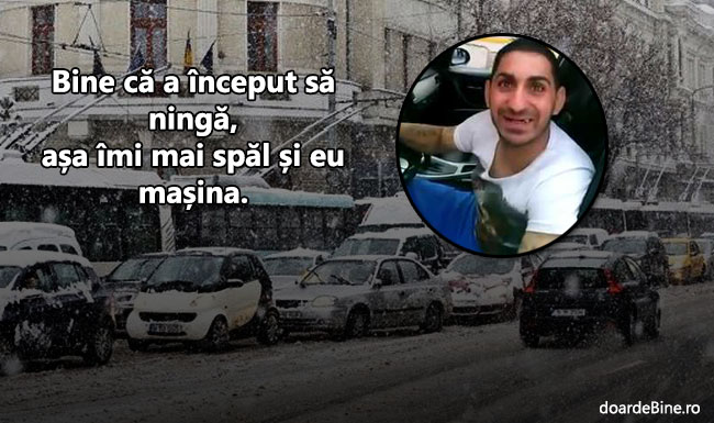 Partea bună a zăpezii poze haioase