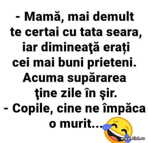 Mama, mai demult te certai cu tata poze haioase
