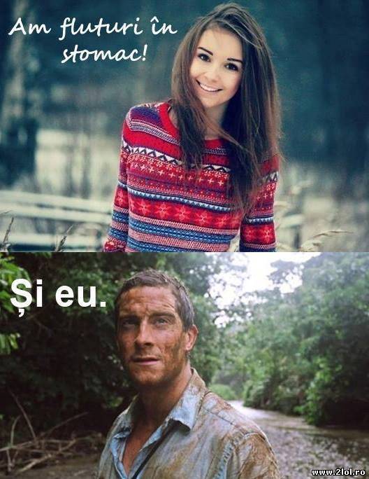 Am fluturi în stomac poze haioase