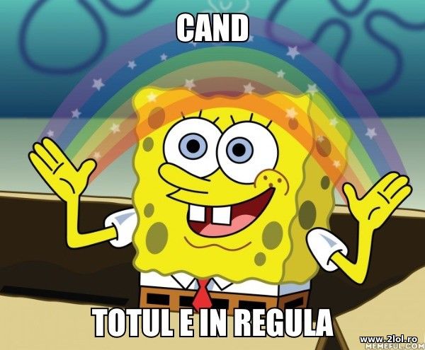 Cand totul e in regula poze haioase