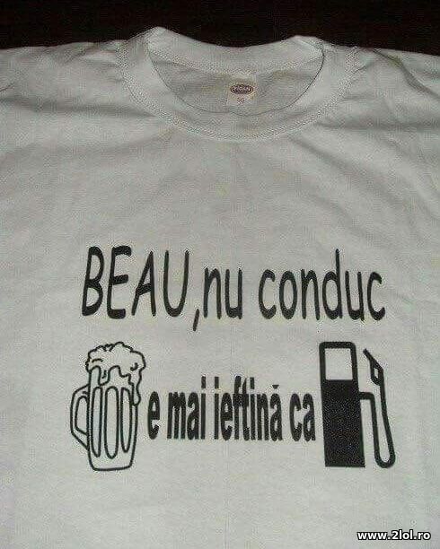 Beau, nu conduc poze haioase