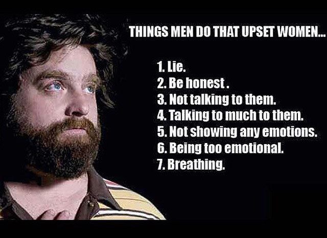 Ce fac bărbaţii ca să supere femeile poze haioase