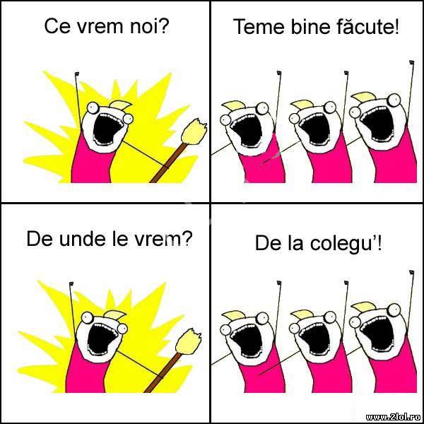 De la cine vrem noi teme bine făcute? poze haioase