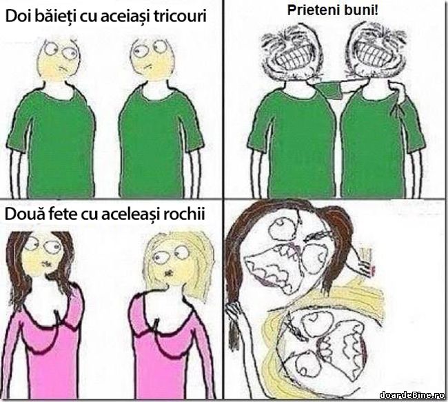 Băieţi şi fete cu aceaşi îmbrăcăminte poze haioase