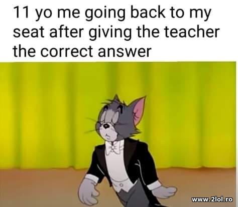 11 years old me going back to my seat poze haioase