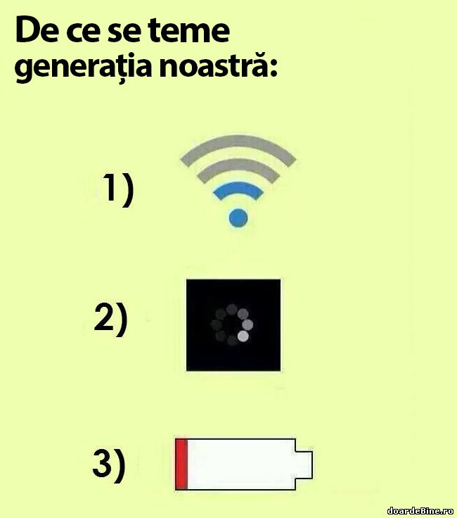 De ce  se teme generația noastră poze haioase