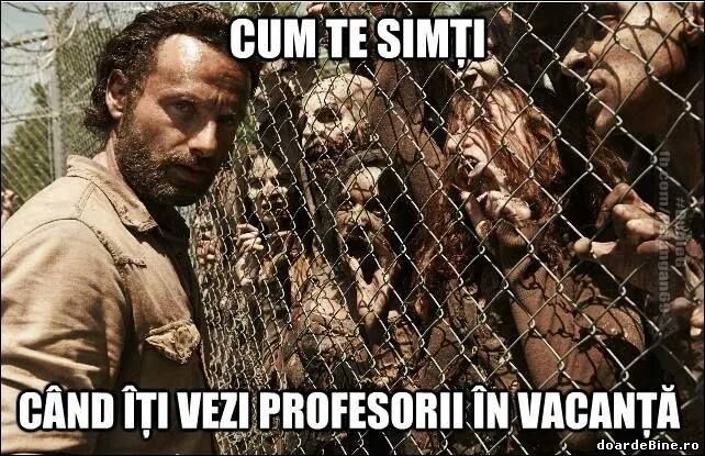 Când îți vezi profesorii în vacanță poze haioase