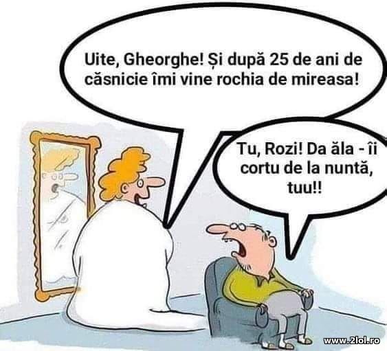 Si dupa 25 de ani imi vine rochia poze haioase