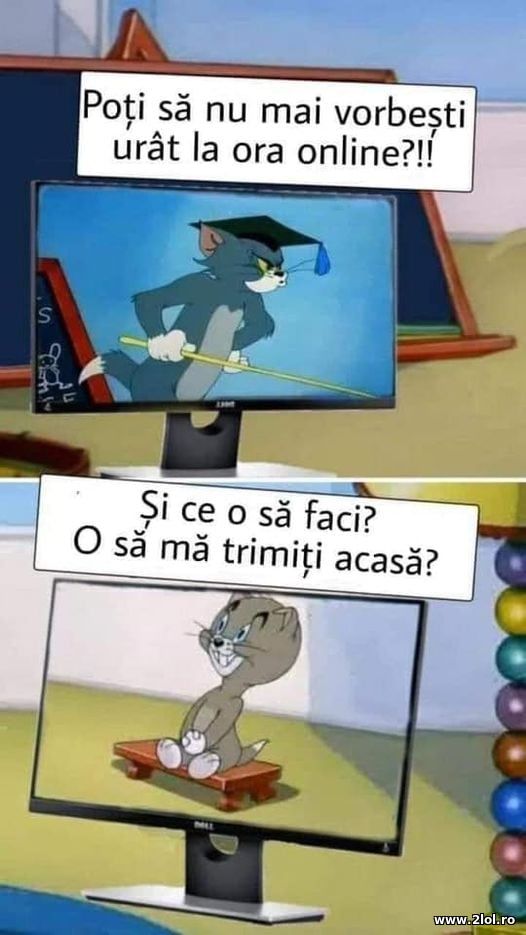 Nu vorbi urat la ora online poze haioase