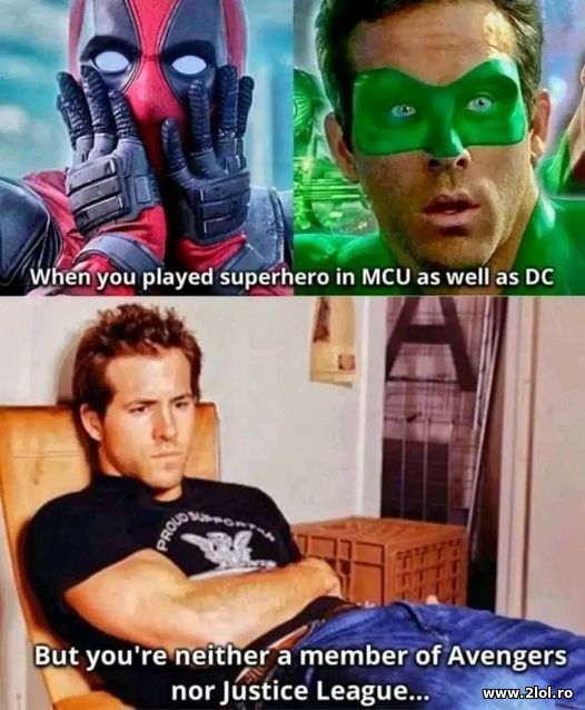 Not a memer of Avengers neither Justice League poze haioase