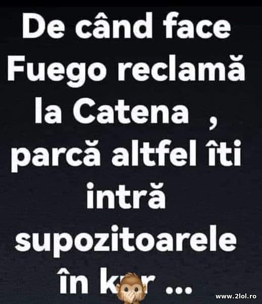 De cand face Fuego reclama la Catena poze haioase