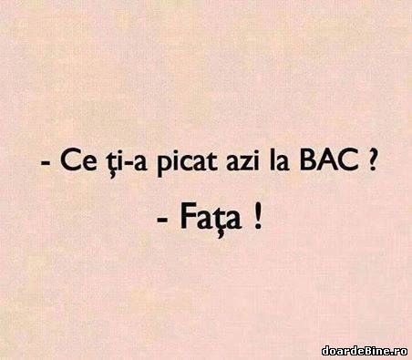 Ce ți-a picat azi la BAC? poze haioase