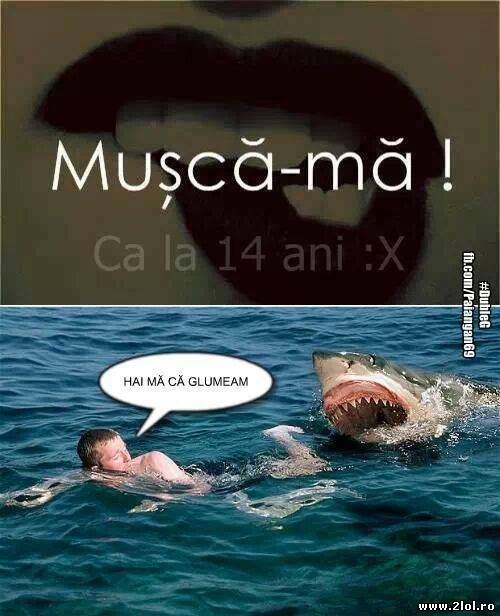 Mușcă-mă de buză poze haioase