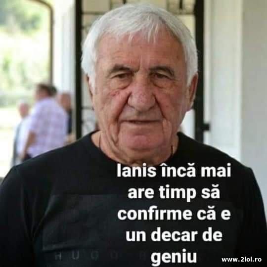 Ianis inca mai are timp sa confirme poze haioase