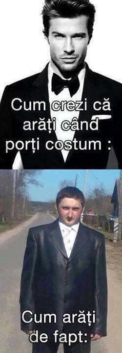 Când porți costum poze haioase