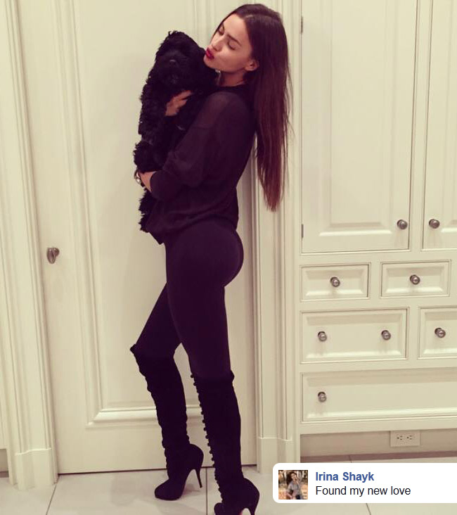 Irina Shayk, atătându-ne câinele ei frumos poze haioase