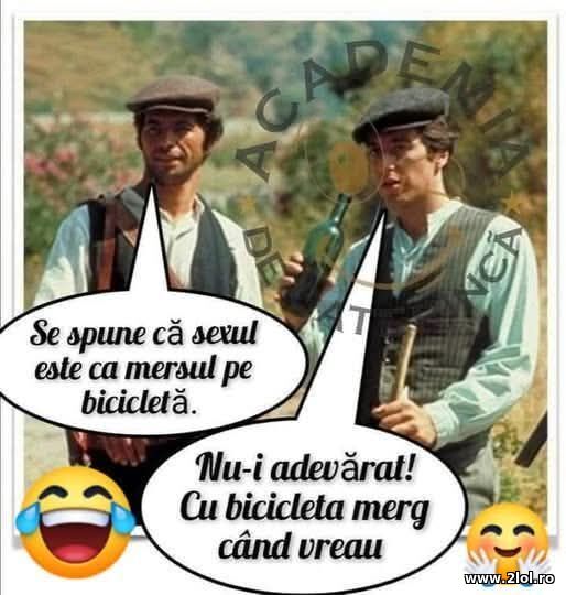 Ca mersul pe bicicleta poze haioase