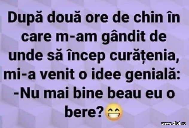 De unde sa incep curatenia poze haioase