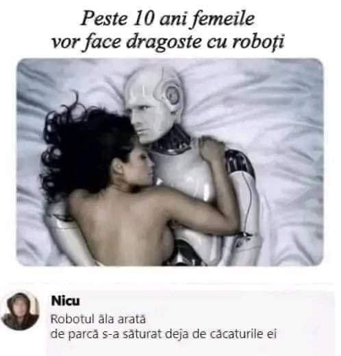 Peste 10 ani femeile vor face dragoste cu roboti poze haioase