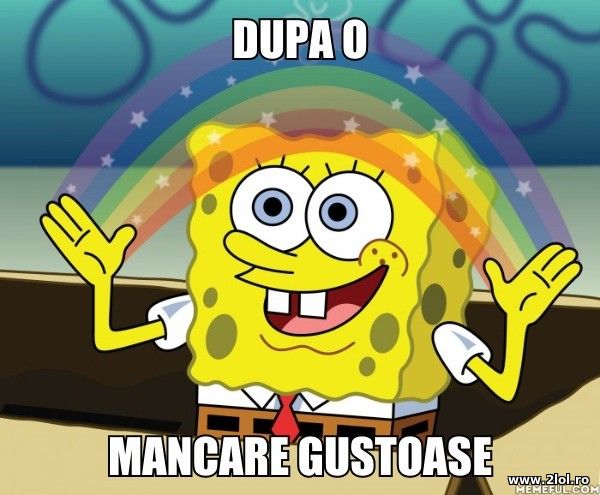 Dupa o mancare gustoasa poze haioase