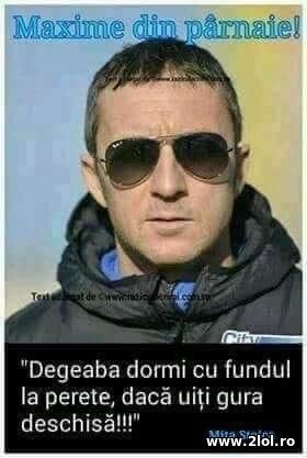 Degeaba dormi cu fundul la perete - Mita Stoica poze haioase