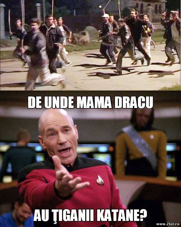 Ţiganii cu katane poze haioase