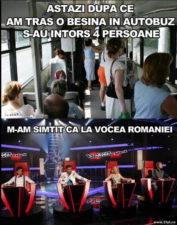 Vrei să te simți ca la Vocea României? poze haioase