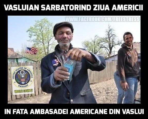 Ziua Americii sarbatorita la Vaslui poze haioase