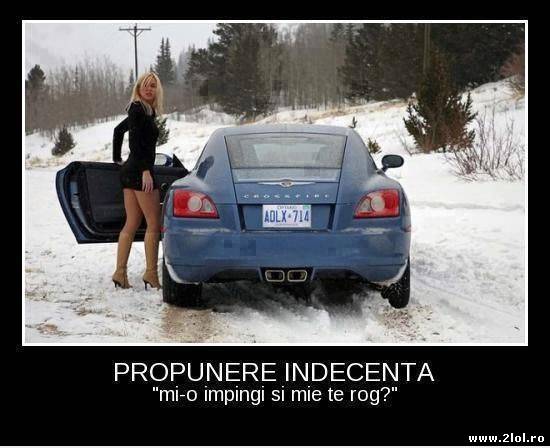 Blonda către tine: "Mi-o împingi şi mie te rog" poze haioase