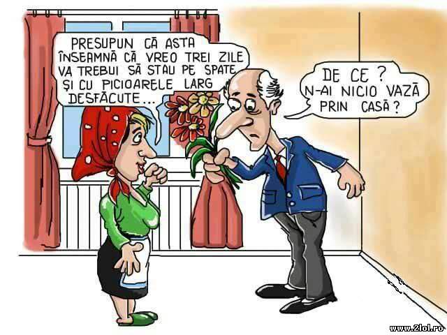 Înseamnă că cei care i-au adus flori erau premiați poze haioase