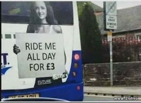 Ride me all day for £3 poze haioase