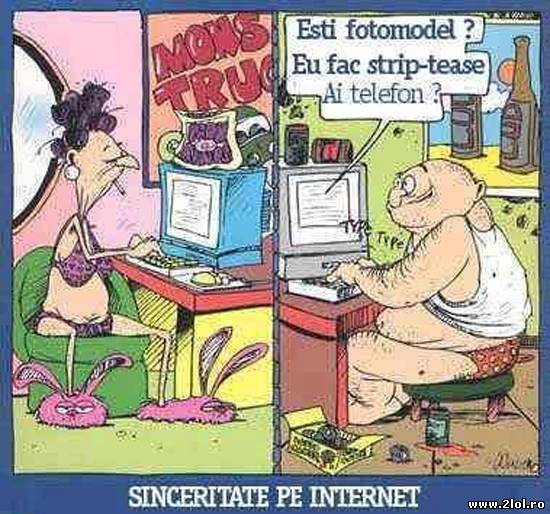 Flirtul pe internet poze haioase