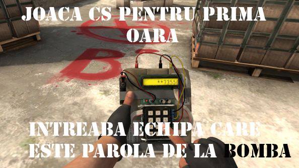 Joacă prima dată C-S poze haioase