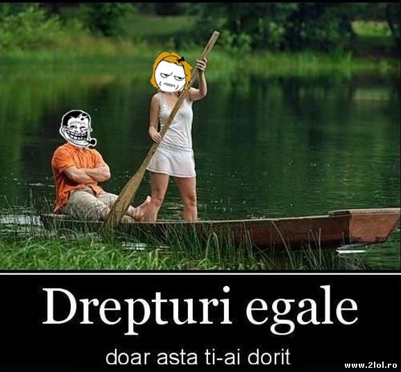 A vrut drepturi egale poze haioase