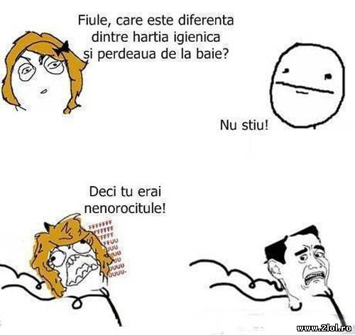 Diferența dintre hârtie igienică și podeaua de la poze haioase