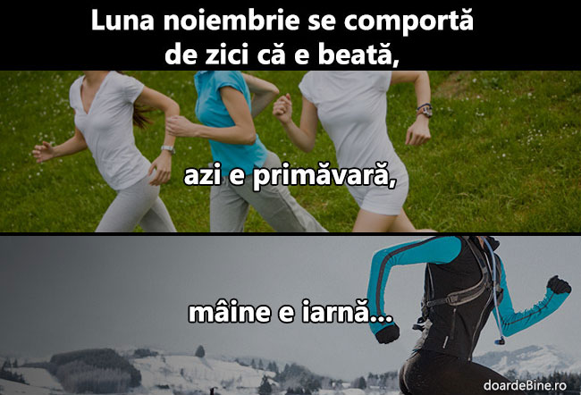 Cum se comportă luna noiembrie poze haioase