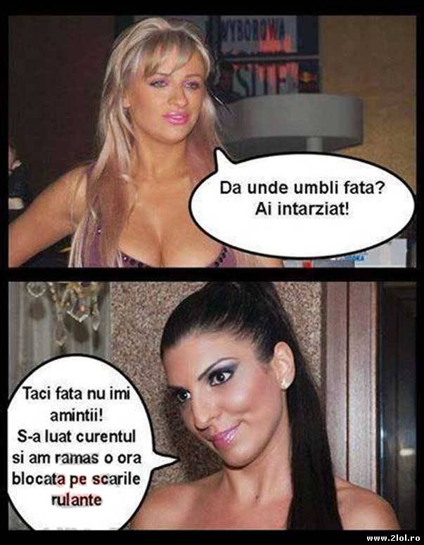 Tonciu şi scările rulante poze haioase