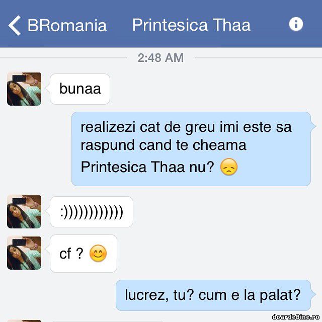 Când te contactează "Printesica Thaa" poze haioase